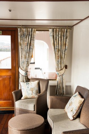 Boat Deck on Hebridean Princess