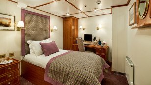 Loch Scavaig cabin on Hebridean Princess