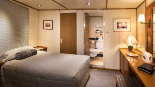 Loch Scresort cabin on Hebridean Princess