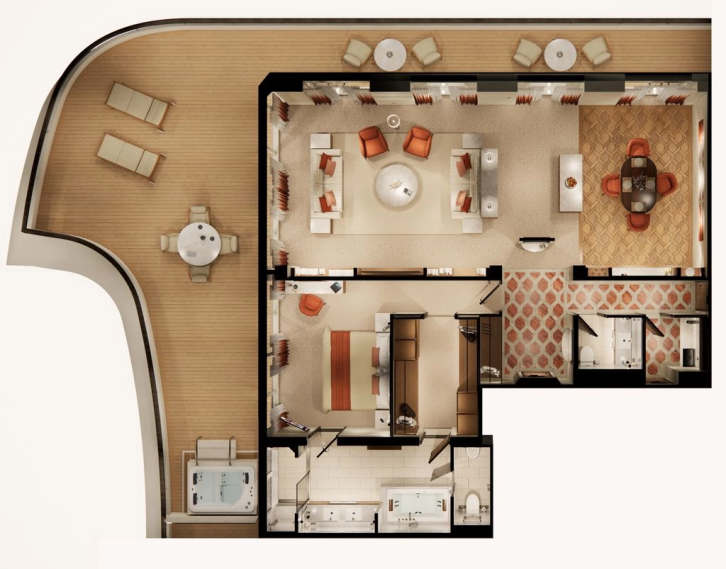 Penthouse Panorama Suite floor Plan