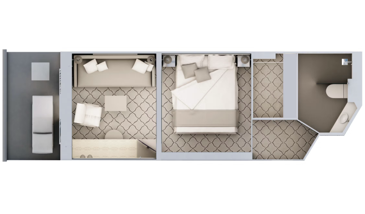Deluxe Veranda Suite floor Plan