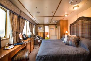 Isle of Benbecula cabin on Hebridean Princess