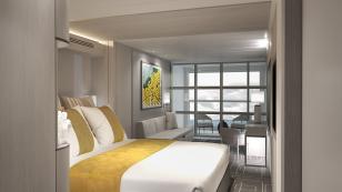 Edge Stateroom with Infinite Veranda (Partial View)