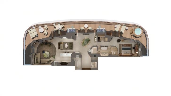 Owner's Residence by Patricia Urquiola floor Plan