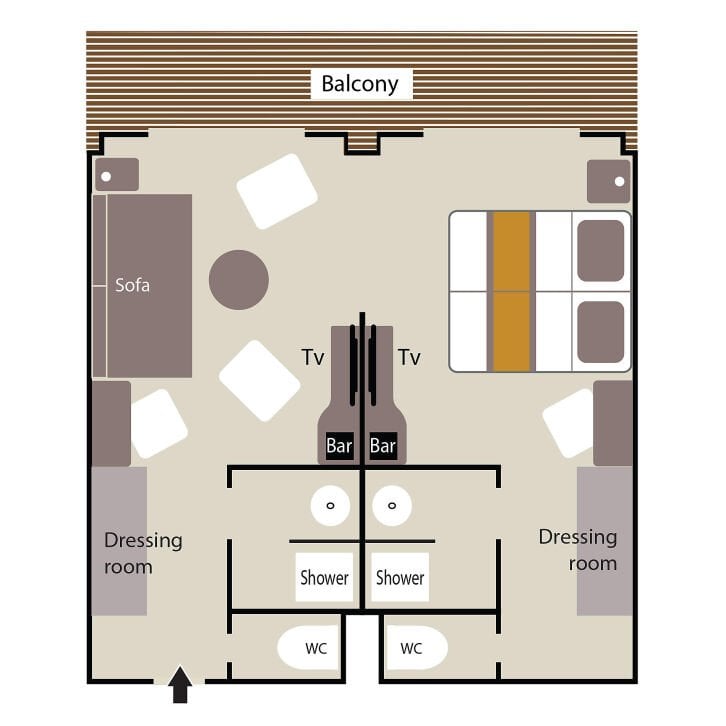 Prestige Suite  floor Plan