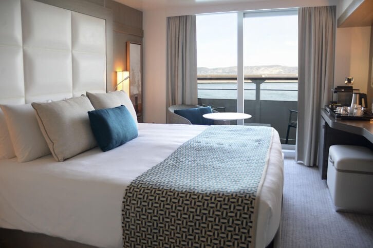 Upper Decks Balcony Stateroom cabin on L'Austral
