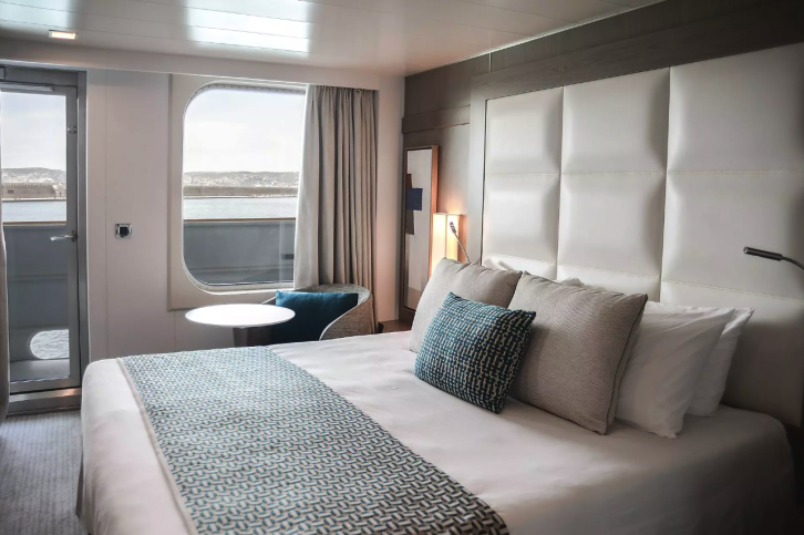 Lower Deck Balcony Stateroom cabin on L'Austral