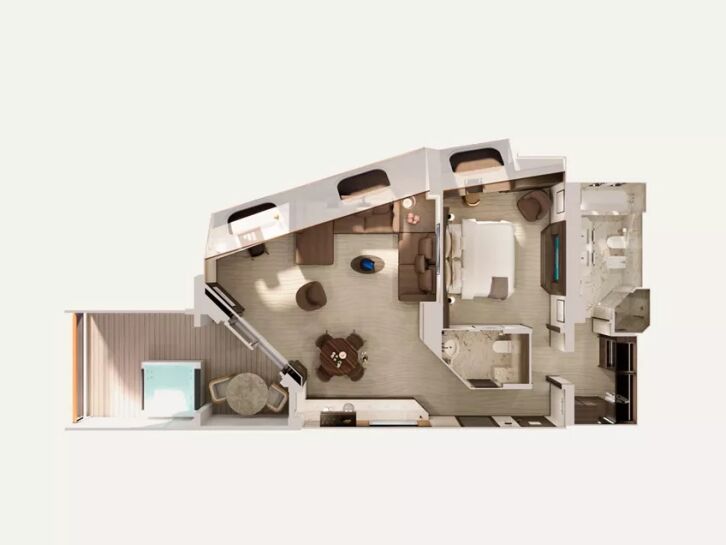 Retreat Residence floor plan on EXPLORA III