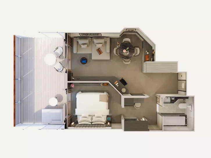 Grand Penthouse floor plan on EXPLORA III