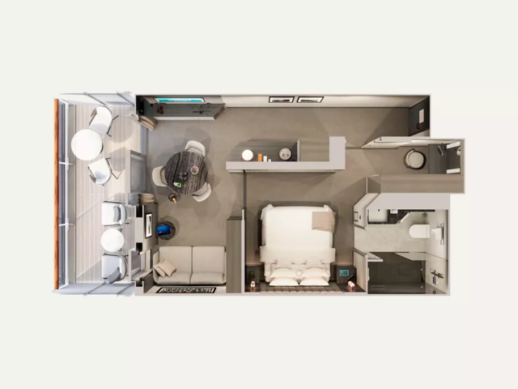 Premier Penthouse floor plan on EXPLORA IV