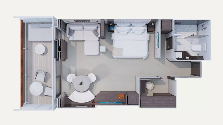 Deluxe Penthouse floor plan on EXPLORA IV